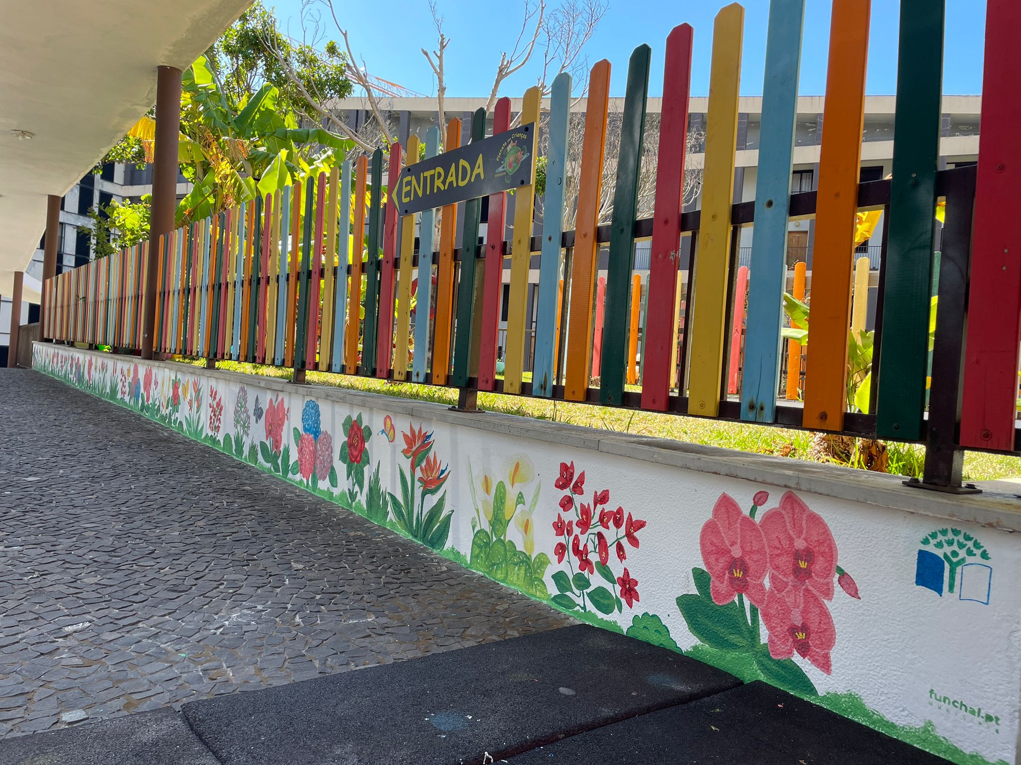 Ecossistema de um jardim na Ilha da Madeira