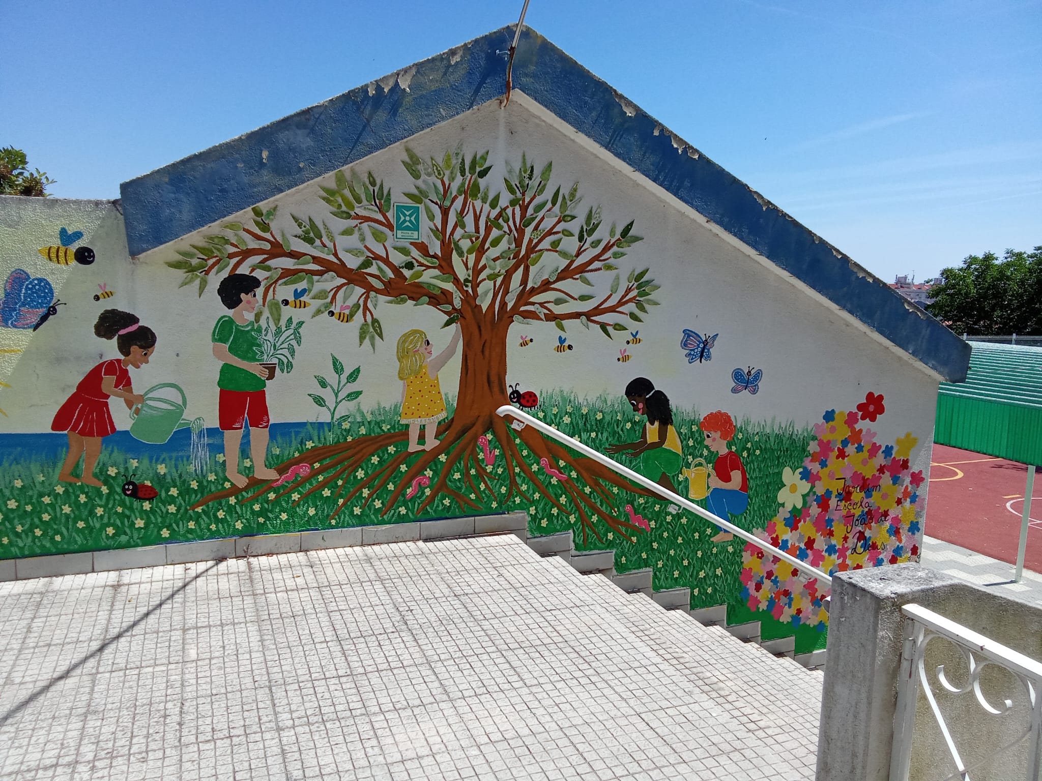 Conclusão da pintura.