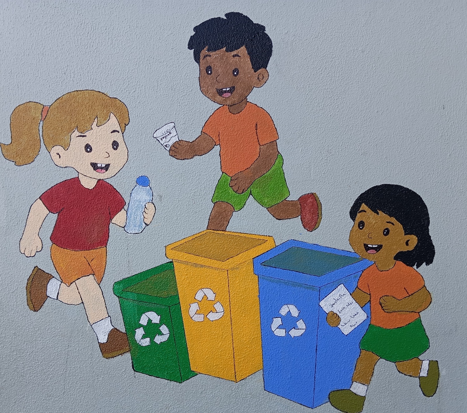 Missão cumprida: um mural que reflete o nosso compromisso com o planeta ????????