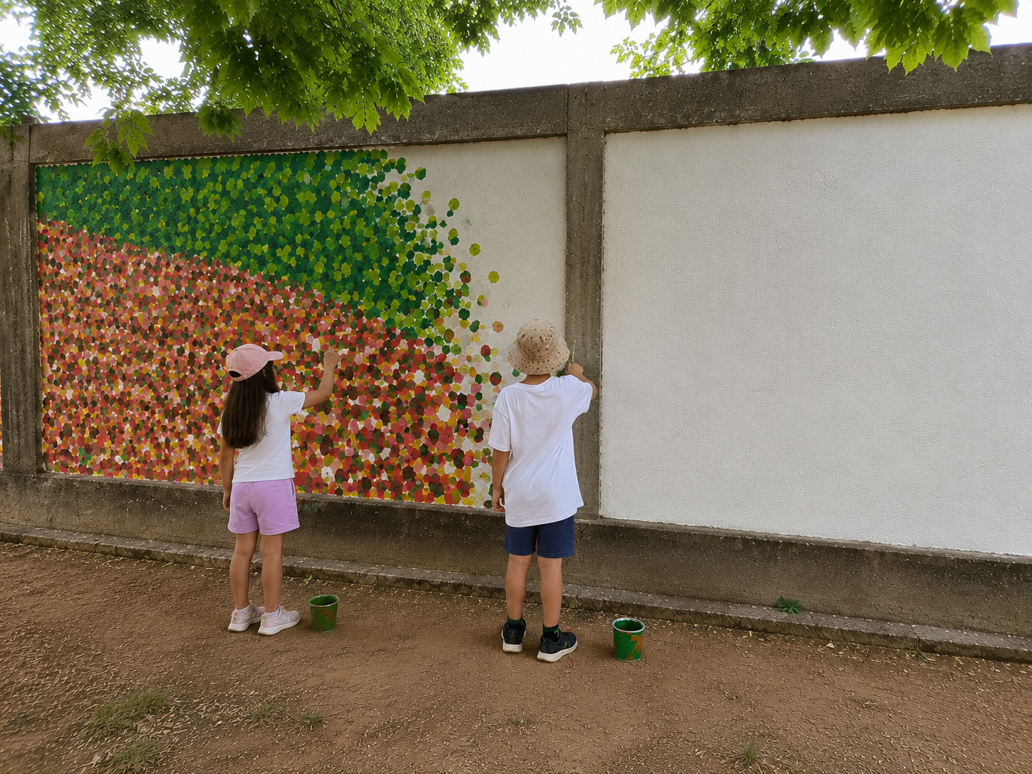 Pintura das flores
