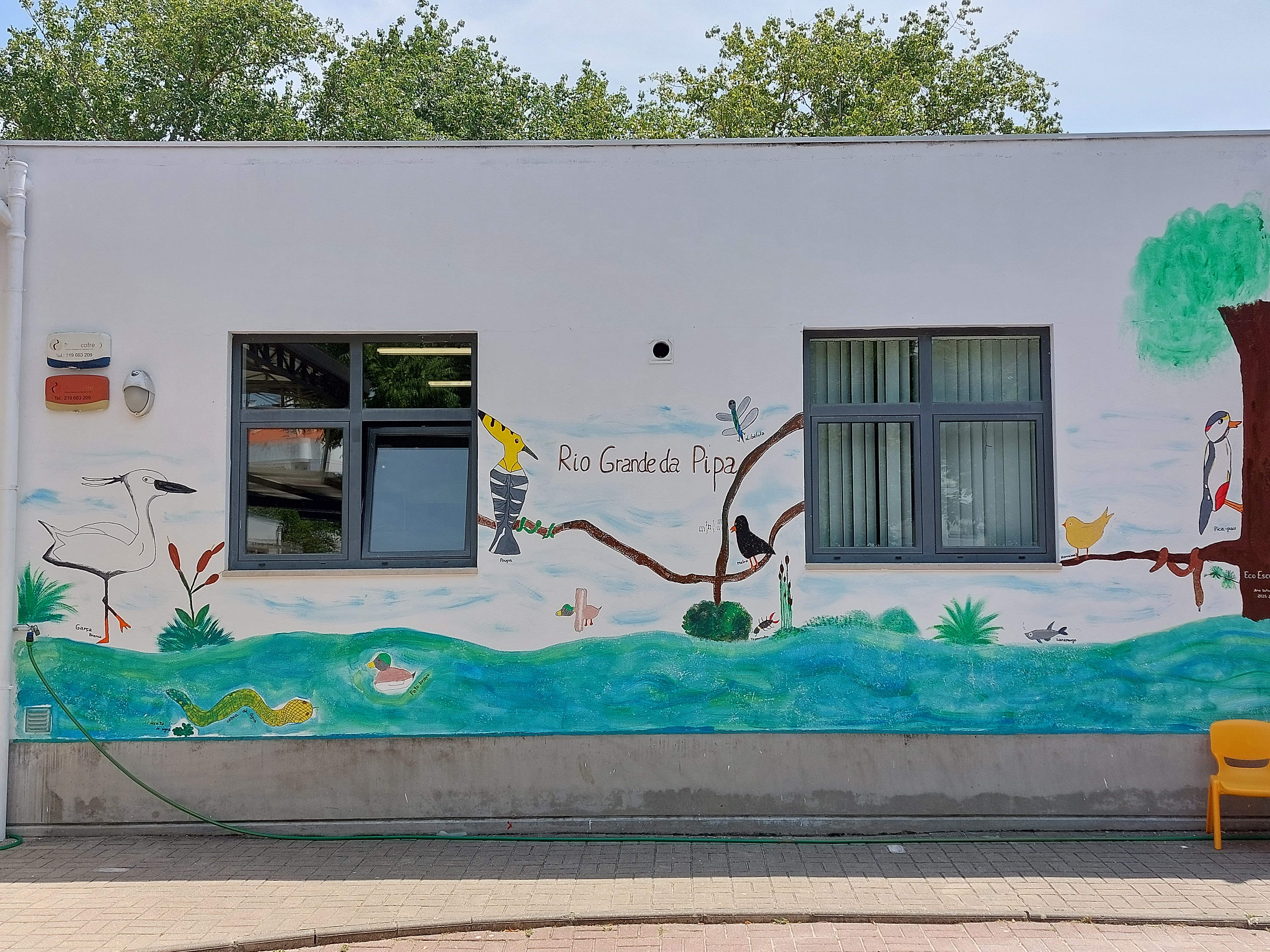 Pintura Mural concluída.