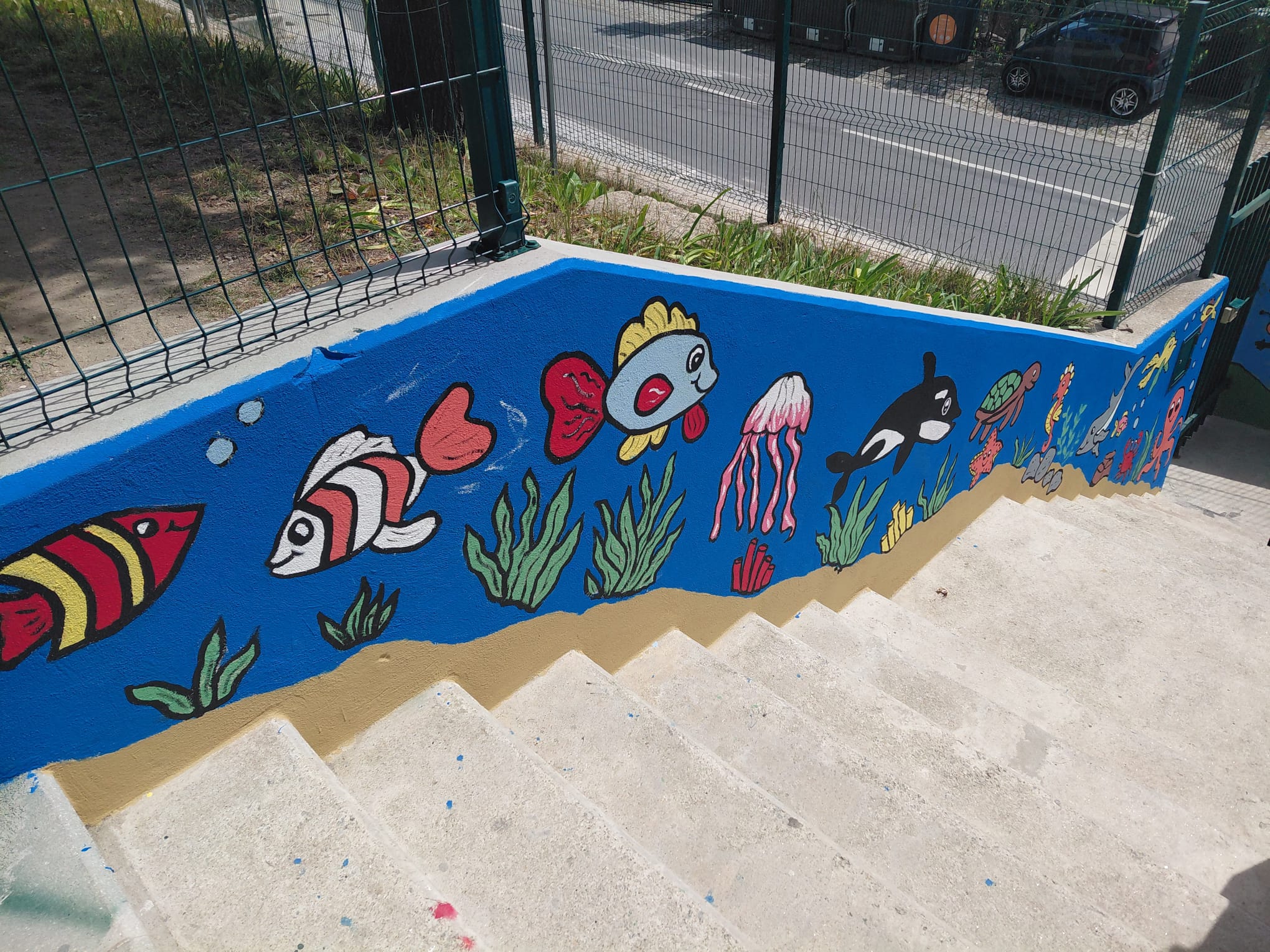Pintura concluída.